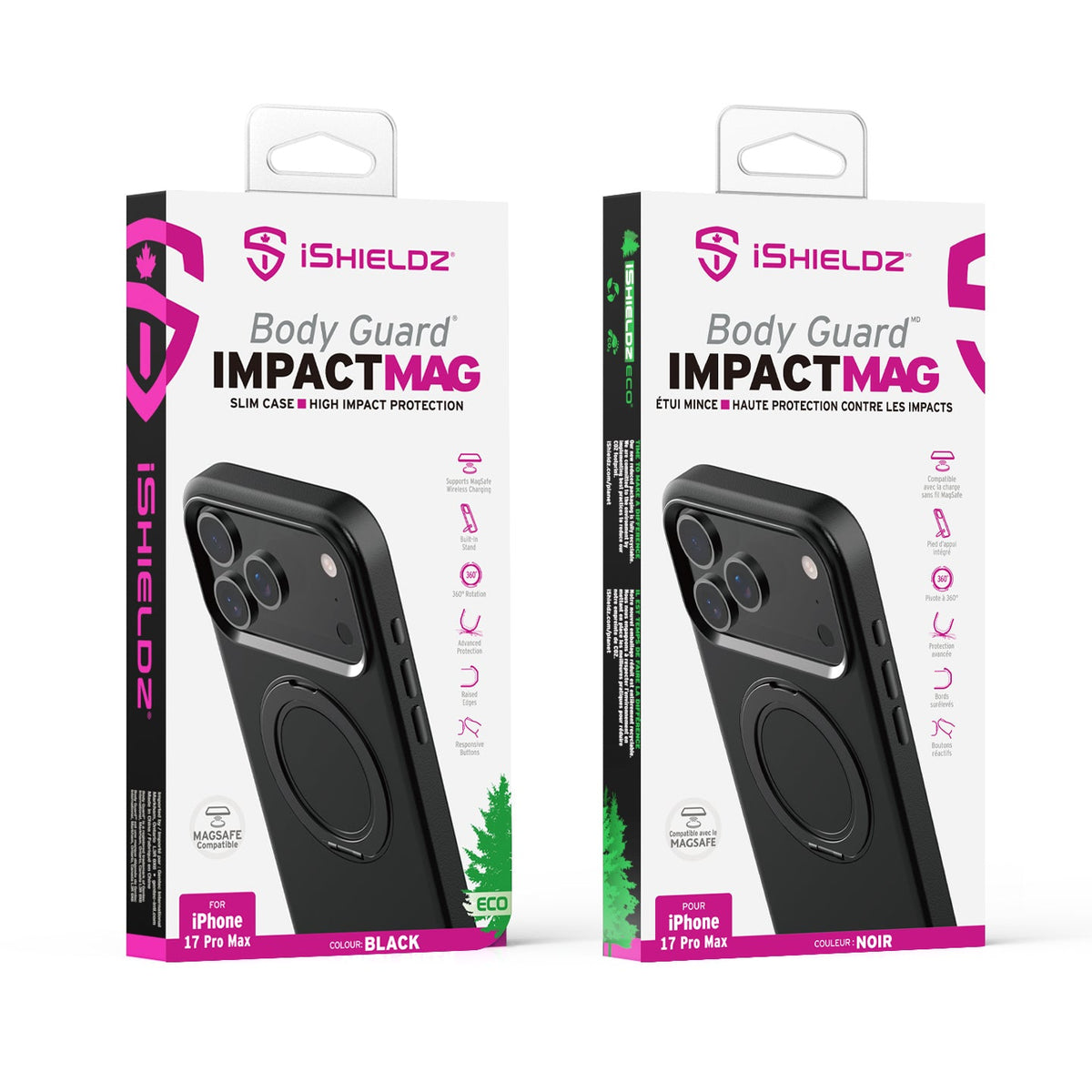 Body Guard ImpactMAG Kickstand Case for Apple iPhone
